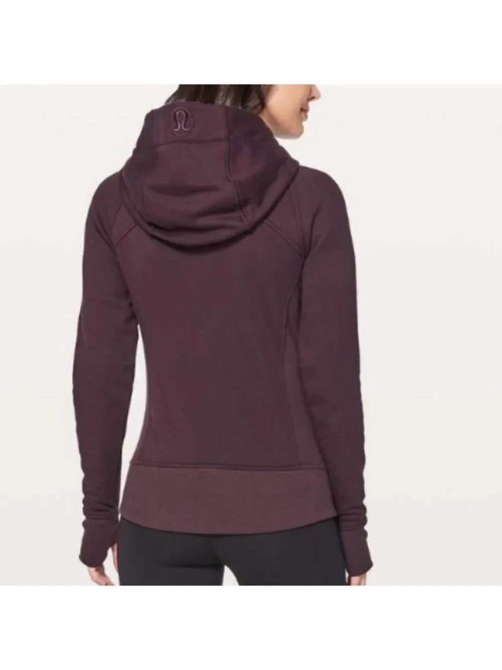 Lululemon Light As Warmth Scuba Black Cherry